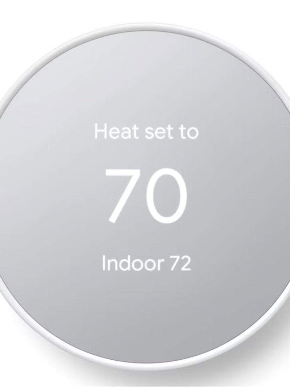 Google Nest Thermostat Cotton Snow, Wi-Fi Enabled NIB Factory Sealed